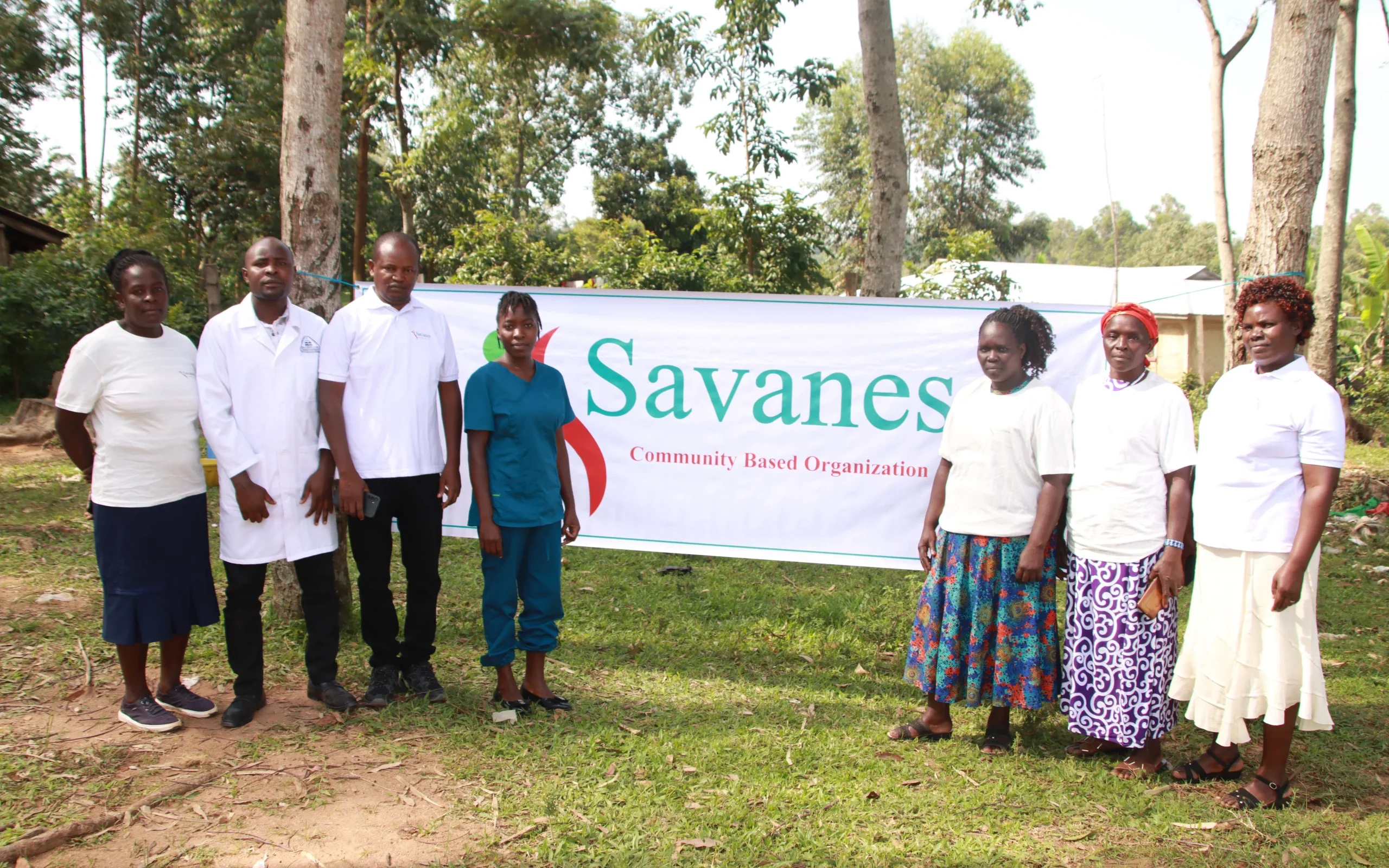 Team of nurses, Community Health Service Workers (CHS), in charge of the jiggers campaign.